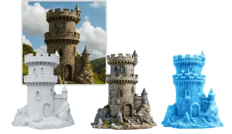 Fast 3D Prototyping via Text or Image input
